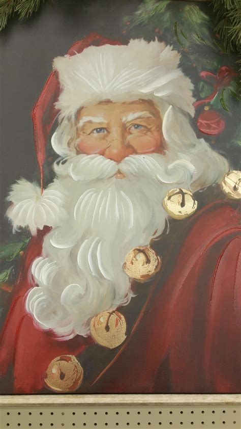 santa claus picture for wall|santa wall art hobby lobby.